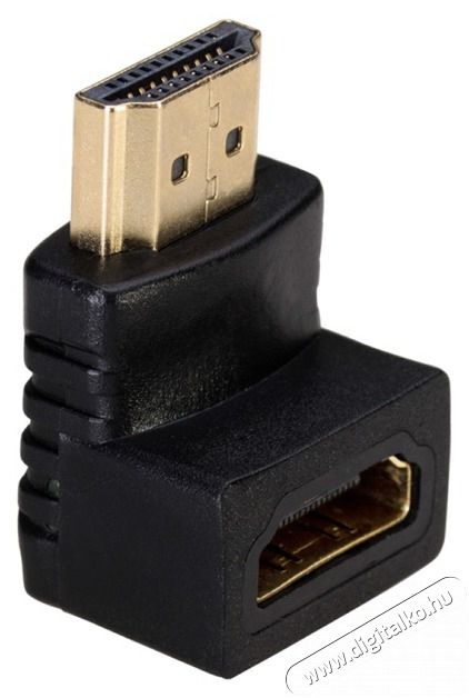 Akyga AK-AD-01 HDMI apa - anya 90fokos adapter Tv kieg&eacute;sz&iacute;tők - K&aacute;bel / csatlakoz&oacute; - Csatlakoz&oacute; / eloszt&oacute; / &aacute;talak&iacute;t&oacute; - 398632