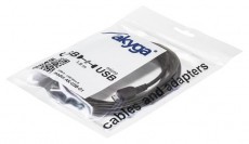 Akyga AK-USB-01 1,8m USB-A - microUSB k&aacute;bel Iroda &eacute;s sz&aacute;m&iacute;t&aacute;stechnika - Sz&aacute;m&iacute;t&oacute;g&eacute;p tartoz&eacute;k - USB k&aacute;bel - 398617