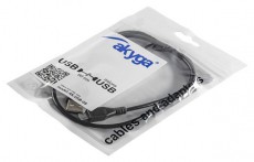 Akyga AK-USB-05 60cm USB-A - microUSB k&aacute;bel Iroda &eacute;s sz&aacute;m&iacute;t&aacute;stechnika - Sz&aacute;m&iacute;t&oacute;g&eacute;p tartoz&eacute;k - USB k&aacute;bel - 398635