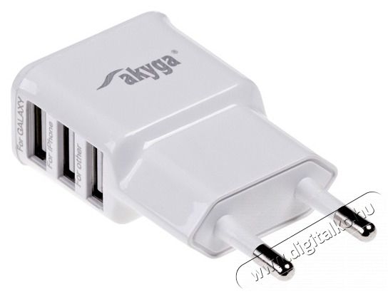 Akyga AK-CH-05 5V/3,1A/15W h&aacute;l&oacute;zati USB t&ouml;ltő Mobil / Kommunik&aacute;ci&oacute; / Smart - Mobiltelefon kieg&eacute;sz&iacute;tő / tok - H&aacute;l&oacute;zati-, aut&oacute;s t&ouml;ltő - 398787