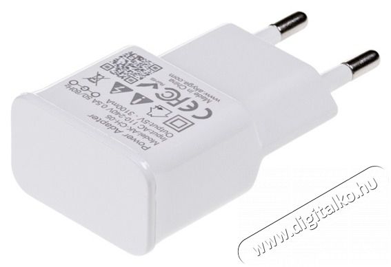 Akyga AK-CH-05 5V/3,1A/15W h&aacute;l&oacute;zati USB t&ouml;ltő Mobil / Kommunik&aacute;ci&oacute; / Smart - Mobiltelefon kieg&eacute;sz&iacute;tő / tok - H&aacute;l&oacute;zati-, aut&oacute;s t&ouml;ltő - 398787