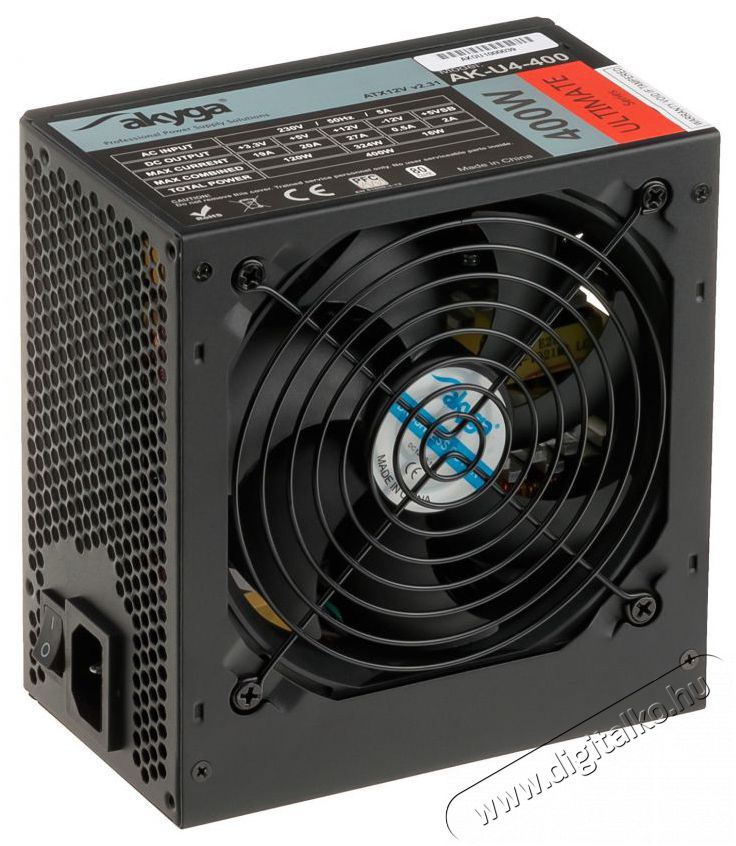 Akyga Ak-U4-400 400W 80+ Bronze ATX t&aacute;pegys&eacute;g Iroda &eacute;s sz&aacute;m&iacute;t&aacute;stechnika - Egy&eacute;b sz&aacute;m&iacute;t&aacute;stechnikai term&eacute;k - 387061
