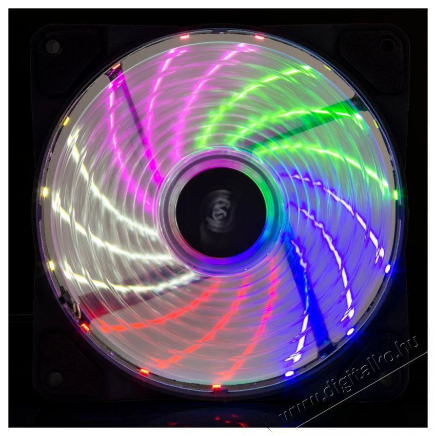 Akyga AW-12D-LED Rainbow LED 120mm h&aacute;z hűtőventil&aacute;tor Iroda &eacute;s sz&aacute;m&iacute;t&aacute;stechnika - Egy&eacute;b sz&aacute;m&iacute;t&aacute;stechnikai term&eacute;k - 387921