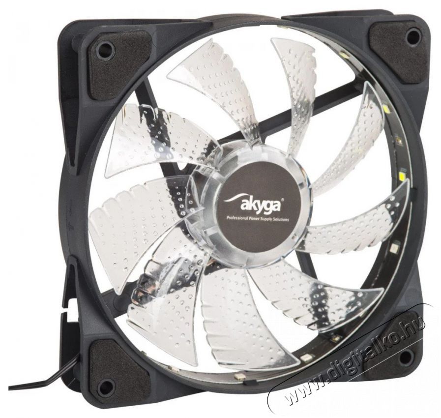 Akyga AW-12D-LED Rainbow LED 120mm h&aacute;z hűtőventil&aacute;tor Iroda &eacute;s sz&aacute;m&iacute;t&aacute;stechnika - Egy&eacute;b sz&aacute;m&iacute;t&aacute;stechnikai term&eacute;k - 387921