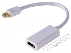 Akyga AK-AD-38 15cm mini DisplayPort apa - HDMI anya adapter Iroda &eacute;s sz&aacute;m&iacute;t&aacute;stechnika - Sz&aacute;m&iacute;t&oacute;g&eacute;p tartoz&eacute;k - USB k&aacute;bel - 387763
