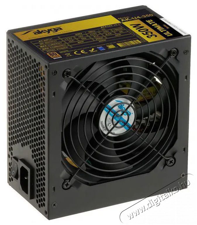 Akyga AK-U4-350 350W 80+ Bronze ATX t&aacute;pegys&eacute;g Iroda &eacute;s sz&aacute;m&iacute;t&aacute;stechnika - Egy&eacute;b sz&aacute;m&iacute;t&aacute;stechnikai term&eacute;k - 387060