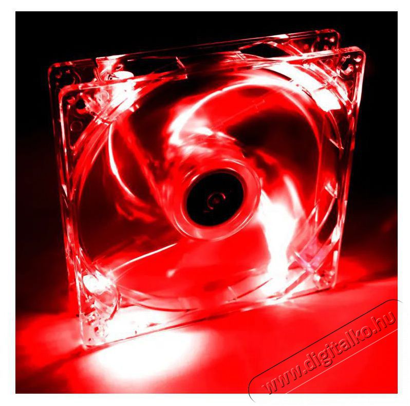 Akyga AW-12A-BR 120mm Molex 4 LED piros h&aacute;z hűtőventil&aacute;tor Iroda &eacute;s sz&aacute;m&iacute;t&aacute;stechnika - Egy&eacute;b sz&aacute;m&iacute;t&aacute;stechnikai term&eacute;k - 387741