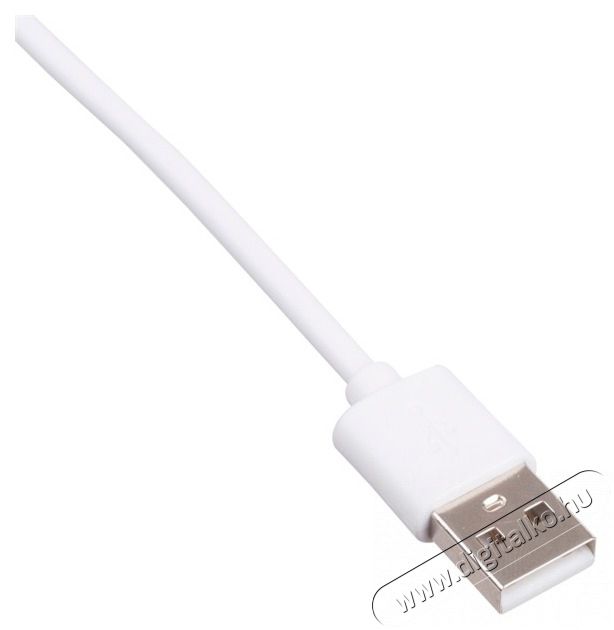 Akyga AK-USB-30 1m USB-A - Lightning feh&eacute;r k&aacute;bel Mobil / Kommunik&aacute;ci&oacute; / Smart - Mobiltelefon kieg&eacute;sz&iacute;tő / tok - K&aacute;bel / &aacute;talak&iacute;t&oacute; - 418456