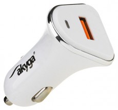 Akyga AK-CH-07 QC3.0 5-12V/3A/18W aut&oacute;s t&ouml;ltő Aut&oacute;hifi / Aut&oacute; felszerel&eacute;s - Aut&oacute;s t&ouml;ltő / szivargy&uacute;jt&oacute; adapter - 439478