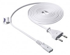 Akyga AK-RD-06A 1,5m nyolc fehér tápkábel Mobil / Kommunikáció / Smart - Tablet / E-book kiegészítő, tok - Kábel - 456076