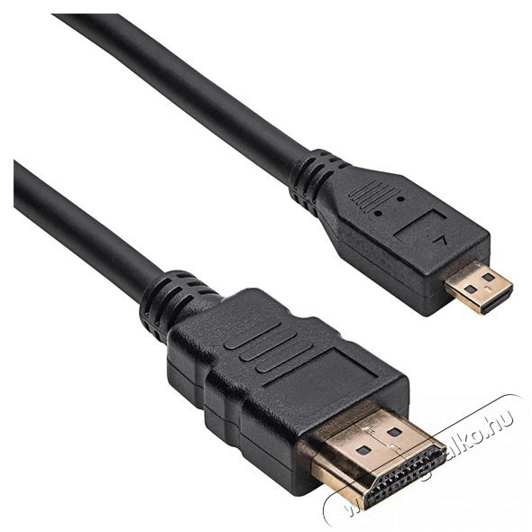 Akyga HDMI / micro HDMI ver. 1.4 AK-HD-15R 1.5m k&aacute;bel Iroda &eacute;s sz&aacute;m&iacute;t&aacute;stechnika - Egy&eacute;b sz&aacute;m&iacute;t&aacute;stechnikai term&eacute;k - 456604