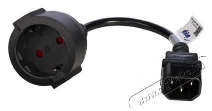 Akyga AK-PC-10A 15cm Schuko CEE 7/4 - IEC C14 adapter H&aacute;ztart&aacute;s / Otthon / K&uuml;lt&eacute;r - Vil&aacute;g&iacute;t&aacute;s / elektromoss&aacute;g - H&aacute;l&oacute;zati eloszt&oacute; / hosszabb&iacute;t&oacute; / adapter - 434638