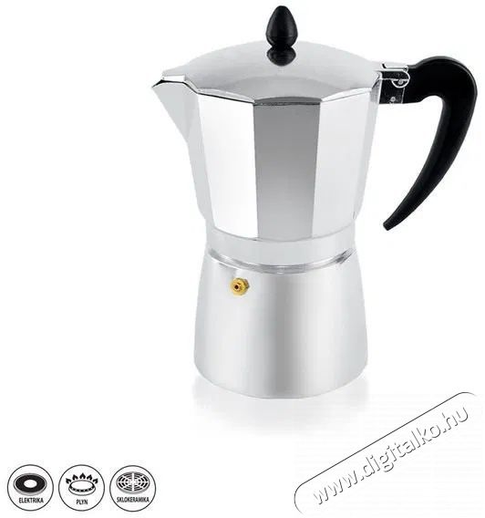 Orion k&aacute;v&eacute;főző 0,45 l Konyhai term&eacute;kek - K&aacute;v&eacute;főző / k&aacute;v&eacute;&ouml;rlő / kieg&eacute;sz&iacute;tő - Kotyog&oacute; k&aacute;v&eacute;főző - 524091