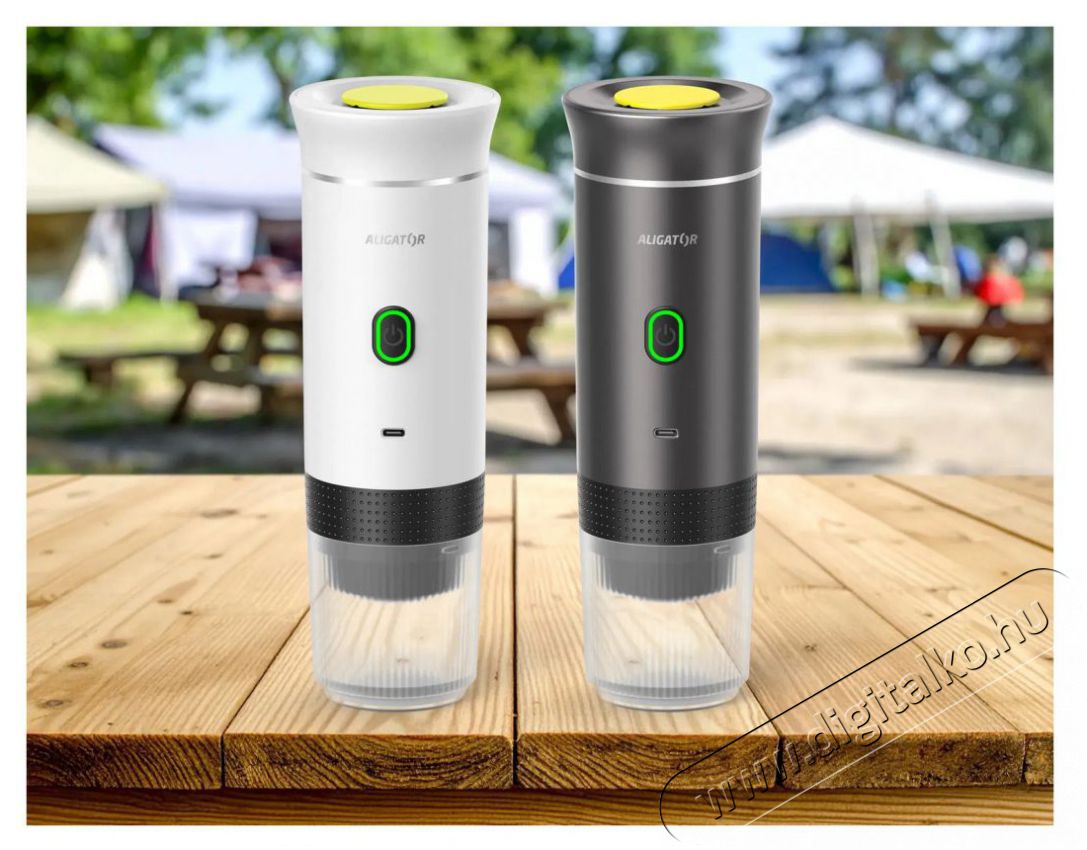 Aligator PortaCaff&eacute; hordozhat&oacute; elektromos k&aacute;v&eacute;főző espressohoz, 3 az 1-ben, fekete Konyhai term&eacute;kek - K&aacute;v&eacute;főző / k&aacute;v&eacute;&ouml;rlő / kieg&eacute;sz&iacute;tő - Kapszul&aacute;s / podos k&aacute;v&eacute;főző - 524102