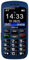 Aligator A670 Senior Blue Mobil / Kommunik&aacute;ci&oacute; / Smart - Klasszikus / Mobiltelefon időseknek - 526789