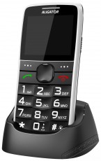 Aligator A675 Senior feh&eacute;r - Mobil / Kommunik&aacute;ci&oacute; / Smart - Klasszikus / Mobiltelefon időseknek - 526791