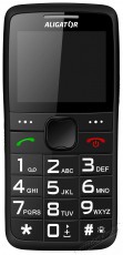 Aligator A675 Senior fekete Mobil / Kommunik&aacute;ci&oacute; / Smart - Klasszikus / Mobiltelefon időseknek - 526792