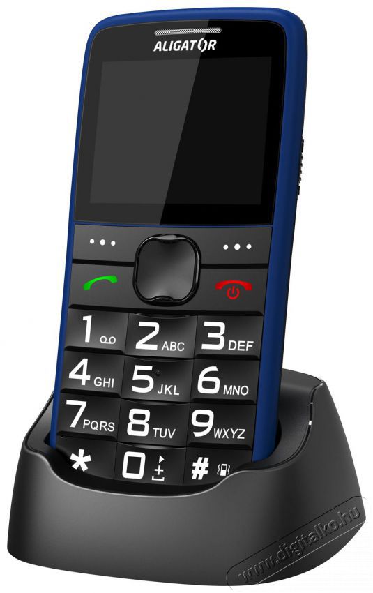 Aligator A675 Senior k&eacute;k Mobil / Kommunik&aacute;ci&oacute; / Smart - Klasszikus / Mobiltelefon időseknek - 526793