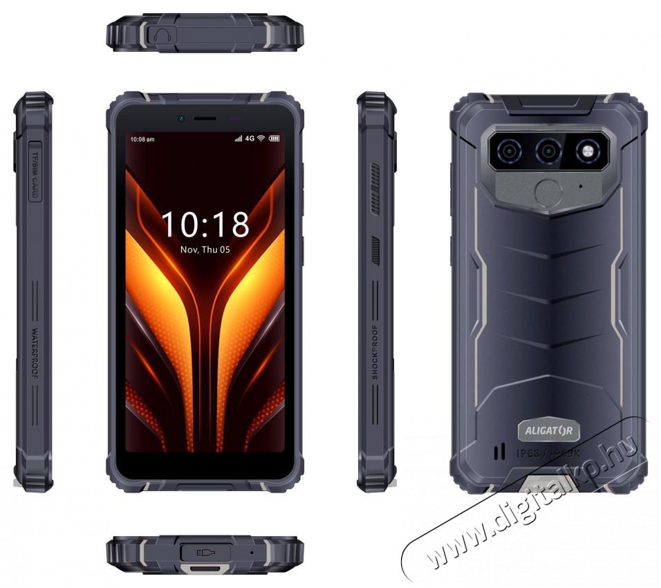 Aligator RX850 eXtremo 4GB/64GB sz&uuml;rke Mobil / Kommunik&aacute;ci&oacute; / Smart - Okostelefon - Android - 526801