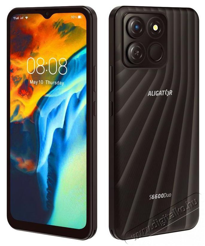 Aligator S6600 Duo 4GB/64GB fekete Mobil / Kommunik&aacute;ci&oacute; / Smart - Okostelefon - Android - 526803