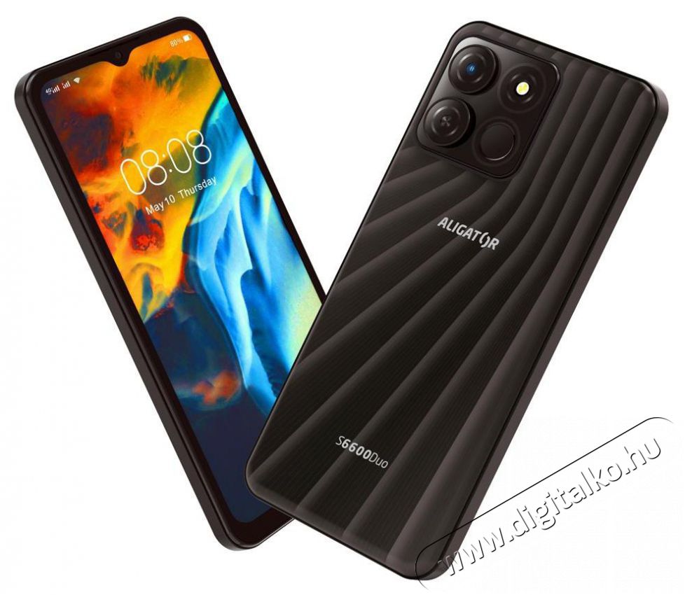 Aligator S6600 Duo 4GB/64GB fekete Mobil / Kommunik&aacute;ci&oacute; / Smart - Okostelefon - Android - 526803