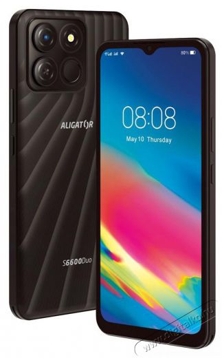 Aligator S6600 Duo 4GB/64GB fekete Mobil / Kommunik&aacute;ci&oacute; / Smart - Okostelefon - Android - 526803