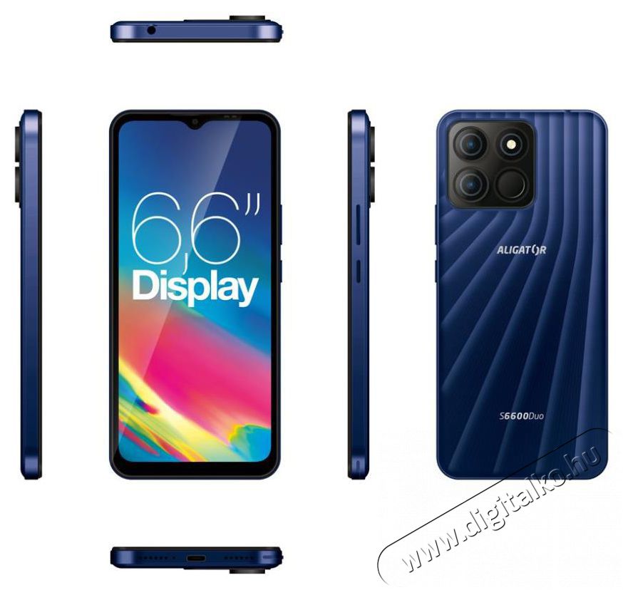 Aligator S6600 Duo 4GB/64GB k&eacute;k Mobil / Kommunik&aacute;ci&oacute; / Smart - Okostelefon - Android - 526804