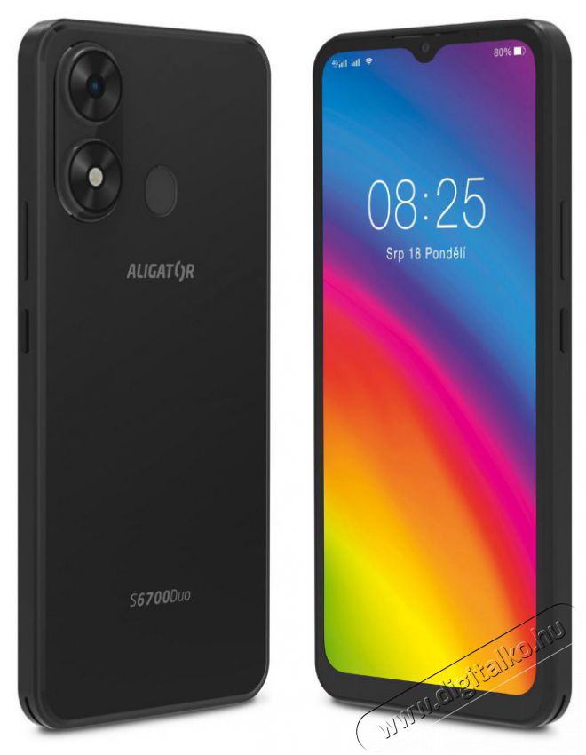 Aligator S6700 Duo 4GB/128GB fekete Mobil / Kommunik&aacute;ci&oacute; / Smart - Okostelefon - Android - 526806