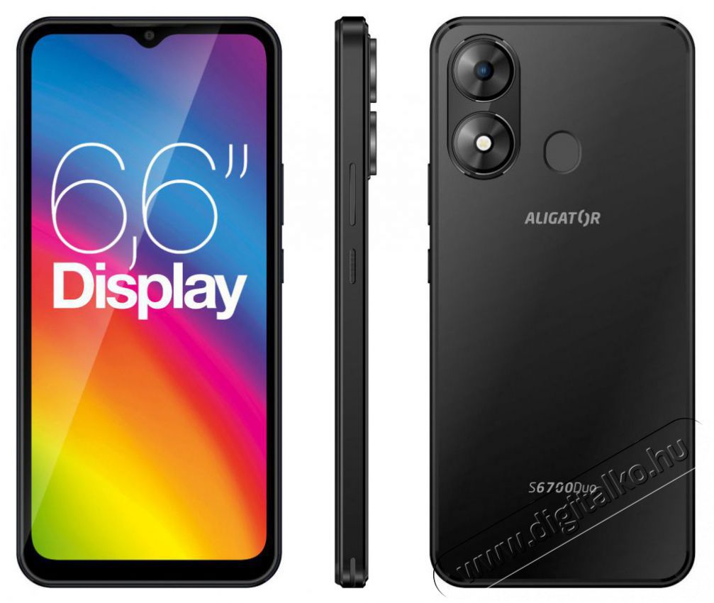 Aligator S6700 Duo 4GB/128GB fekete Mobil / Kommunik&aacute;ci&oacute; / Smart - Okostelefon - Android - 526806