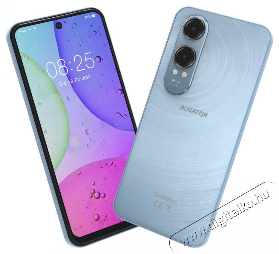 Aligator S8000 Duo 4GB/128GB k&eacute;k Mobil / Kommunik&aacute;ci&oacute; / Smart - Okostelefon - Android - 526810