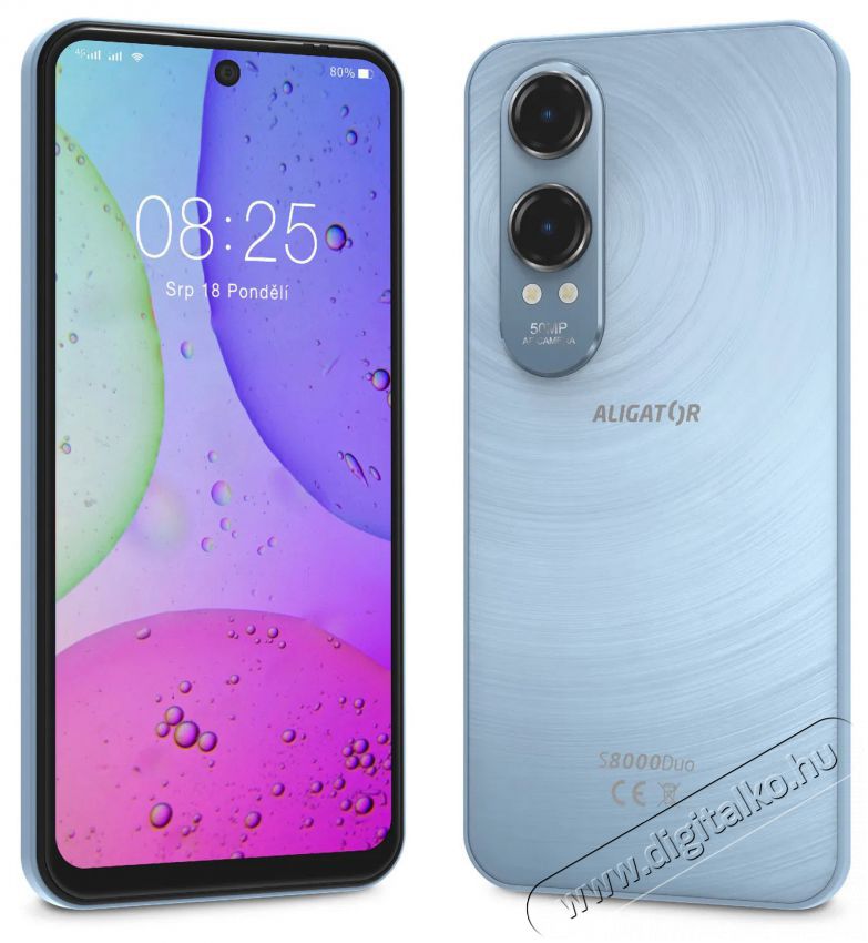Aligator S8000 Duo 4GB/128GB k&eacute;k Mobil / Kommunik&aacute;ci&oacute; / Smart - Okostelefon - Android - 526810