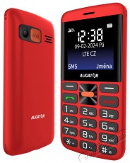 Aligator A910 Senior piros + t&ouml;ltő&aacute;llv&aacute;ny - Mobil / Kommunik&aacute;ci&oacute; / Smart - Klasszikus / Mobiltelefon időseknek - 526796
