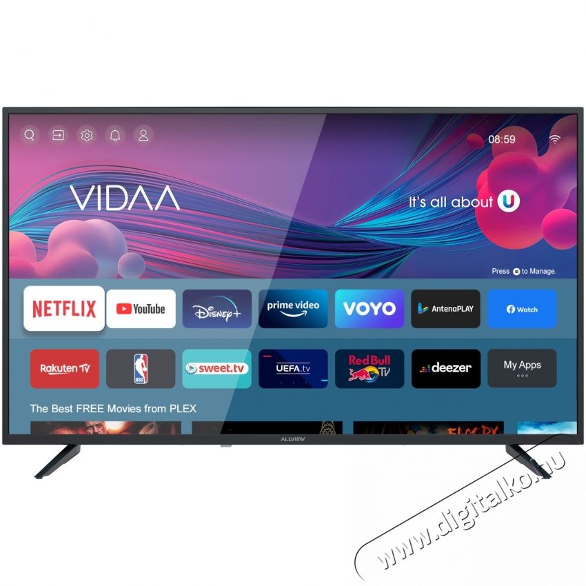 Allview 43iPlay6000-F LED Smart telev&iacute;zi&oacute;, 109 cm, Full HD Telev&iacute;zi&oacute;k - LED telev&iacute;zi&oacute; - 1080p Full HD felbont&aacute;s&uacute; - 534813
