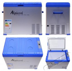 Alpicool 07092 Aut&oacute;s hűtőt&aacute;ska kompresszorral 50L Konyhai term&eacute;kek - Hűtő, fagyaszt&oacute; (szabadon&aacute;ll&oacute;) - Hordozhat&oacute; hűtőt&aacute;ska - 498153