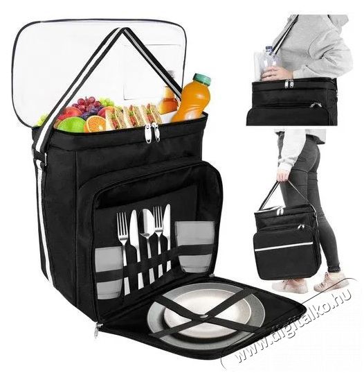 Alum Hőszigetelt piknik t&aacute;ska Konyhai term&eacute;kek - Hűtő, fagyaszt&oacute; (szabadon&aacute;ll&oacute;) - Hordozhat&oacute; hűtőt&aacute;ska - 526818