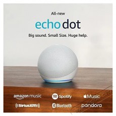 Amazon Echo Dot (5th Gen) Glacier White H&aacute;ztart&aacute;s / Otthon / K&uuml;lt&eacute;r - Okos otthon - Kieg&eacute;sz&iacute;tő - 508029
