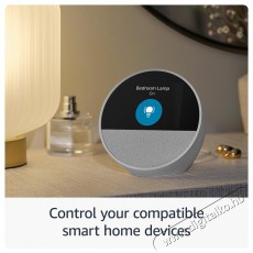 Amazon Echo Spot Glacier White H&aacute;ztart&aacute;s / Otthon / K&uuml;lt&eacute;r - Okos otthon - Kieg&eacute;sz&iacute;tő - 508025