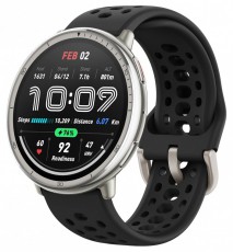 Amazfit Active 2 fekete szilikon sz&iacute;jas okos&oacute;ra Mobil / Kommunik&aacute;ci&oacute; / Smart - Okos eszk&ouml;z - Okos&oacute;ra - 514173