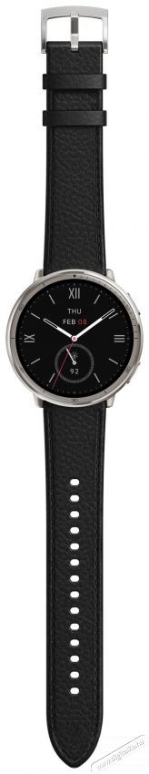 Amazfit Active 2 NFC Premium Black Leather Mobil / Kommunik&aacute;ci&oacute; / Smart - Okos eszk&ouml;z - Okos&oacute;ra - 523587