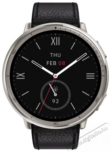 Amazfit Active 2 NFC Premium Black Leather Mobil / Kommunik&aacute;ci&oacute; / Smart - Okos eszk&ouml;z - Okos&oacute;ra - 523587