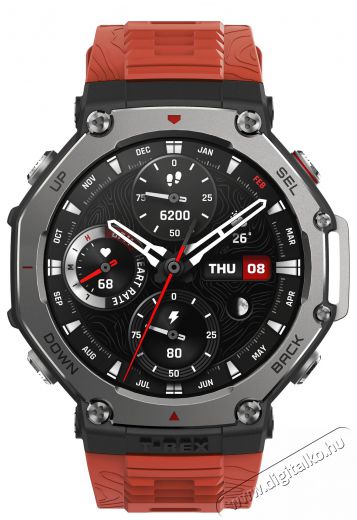 Amazfit T-Rex 3 Lava red Mobil / Kommunik&aacute;ci&oacute; / Smart - Okos eszk&ouml;z - Okos&oacute;ra - 523595