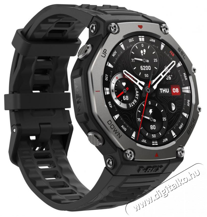 Amazfit T-Rex 3 Onyx Mobil / Kommunik&aacute;ci&oacute; / Smart - Okos eszk&ouml;z - Okos&oacute;ra - 523593