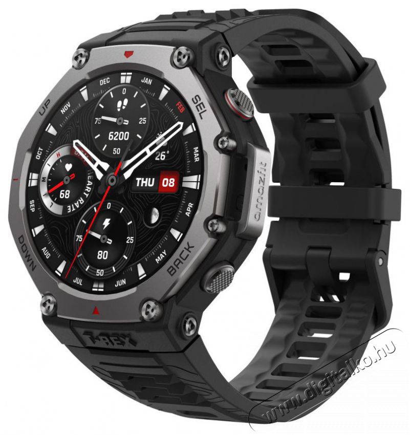 Amazfit T-Rex 3 Onyx Mobil / Kommunik&aacute;ci&oacute; / Smart - Okos eszk&ouml;z - Okos&oacute;ra - 523593