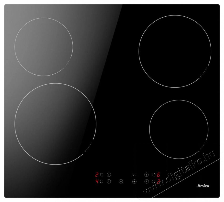 Amica PC6400ZH ker&aacute;mia főzőlap Konyhai term&eacute;kek - S&uuml;tő-főzőlap, tűzhely (be&eacute;p&iacute;thető) - Elektromos főzőlap (be&eacute;p&iacute;thető) - 501438