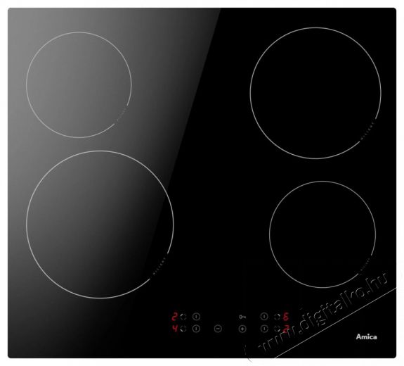 Amica PC6400ZH ker&aacute;mia főzőlap Konyhai term&eacute;kek - S&uuml;tő-főzőlap, tűzhely (be&eacute;p&iacute;thető) - Elektromos főzőlap (be&eacute;p&iacute;thető) - 501438