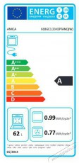 Amica 55700 (618GE3.33HZPTaNQ(W)) kombin&aacute;lt tűzhely Konyhai term&eacute;kek - S&uuml;tő-főzőlap, tűzhely (szabadon&aacute;ll&oacute;) - Kombin&aacute;lt tűzhely (szabadon&aacute;ll&oacute;) - 309066