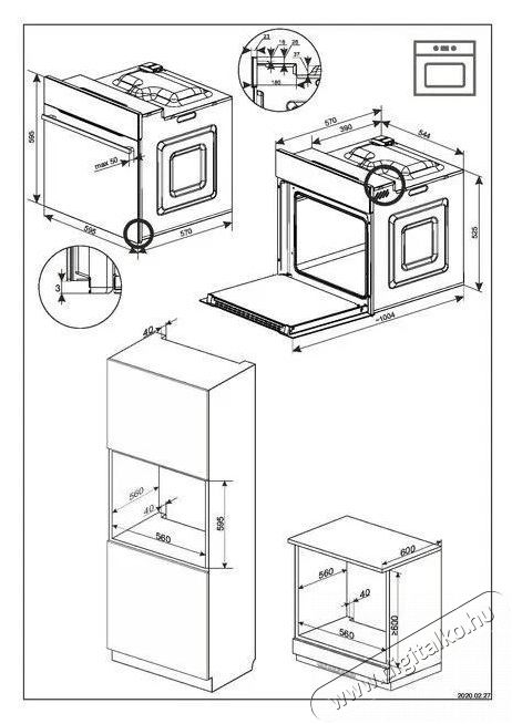 Amica TEM 18 RB Konyhai term&eacute;kek - S&uuml;tő-főzőlap, tűzhely (be&eacute;p&iacute;thető) - S&uuml;tő (be&eacute;p&iacute;thető) - 505595