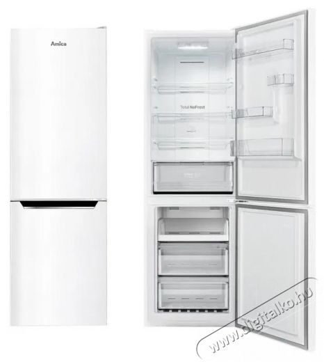 Amica FK3506.2FW (E) Konyhai term&eacute;kek - Hűtő, fagyaszt&oacute; (szabadon&aacute;ll&oacute;) - Alulfagyaszt&oacute;s kombin&aacute;lt hűtő - 509546