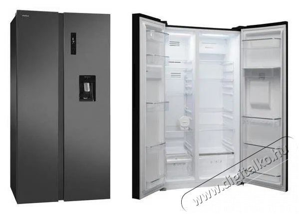 Amica FY5139.3DFBXI Konyhai term&eacute;kek - Hűtő, fagyaszt&oacute; (szabadon&aacute;ll&oacute;) - Amerikai t&iacute;pus&uacute; Side By Side hűtő - 509606