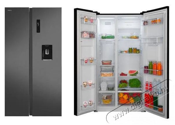Amica FY5139.3DFBXI Konyhai term&eacute;kek - Hűtő, fagyaszt&oacute; (szabadon&aacute;ll&oacute;) - Amerikai t&iacute;pus&uacute; Side By Side hűtő - 509606